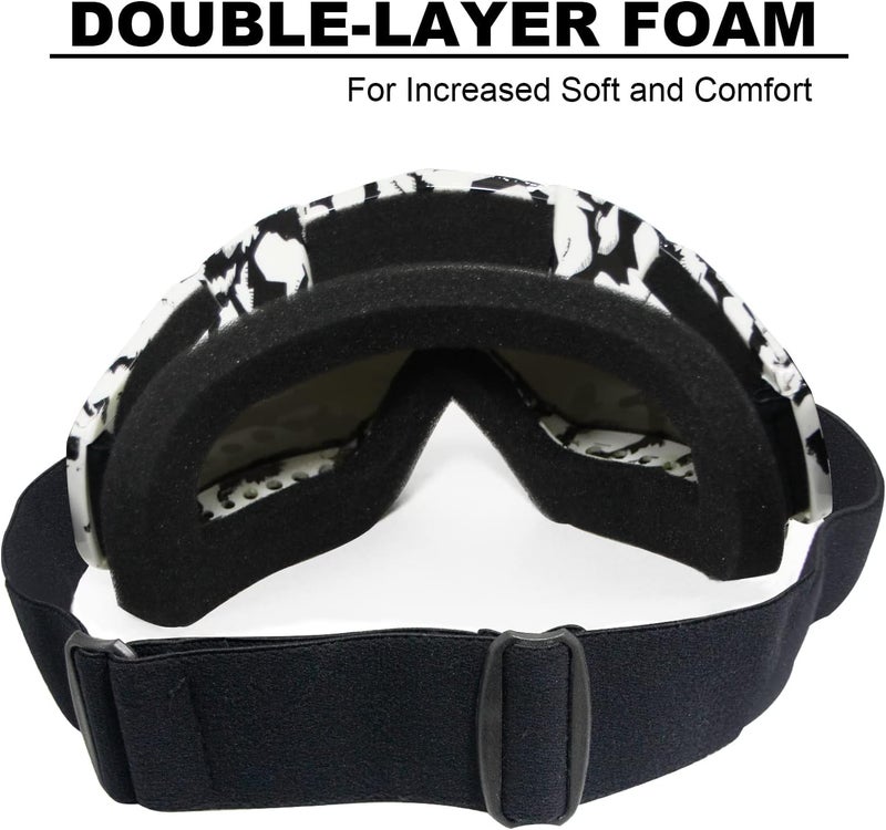 CoPvner Store Dirt Bike Goggles for Motorcycle, ATV, Motocross, Riding, Offroad - Adult, Men, Women, Youth, Kids - Image 3